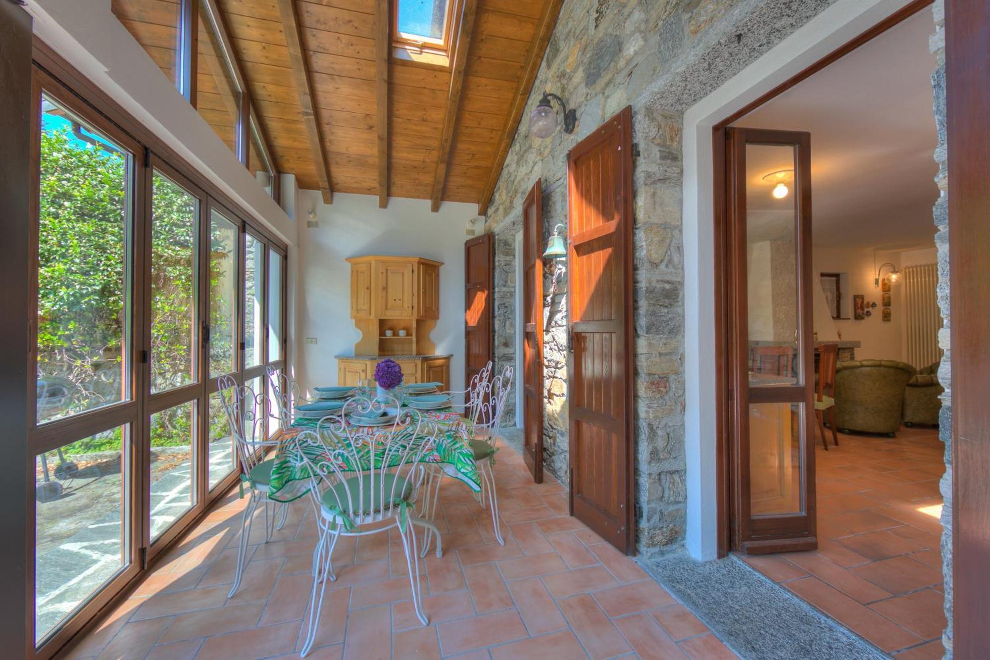 Villa Il Castagno Few Min From Beach - Happy Rentals Castelveccana Екстериор снимка